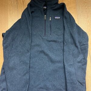 Patagonia Navy Quarter-Zip Pullover